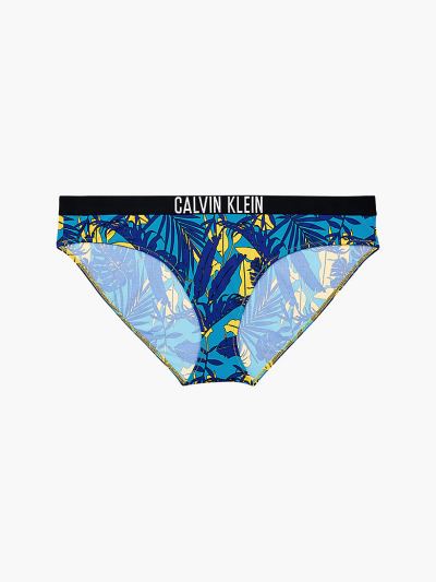 Calvin Klein Fürdőruha HU173107 | Calvin Klein Intense Power Plus Size Női Bikini Alsó Kék